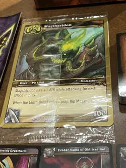 World of Warcraft WoW TCG Magtheridon's Lair Raid Deck SEALED treasure opened - Image 3