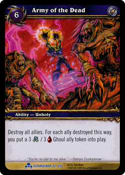 World of Warcraft WoW TCG Scourgewar Set Rares/Epics CHOOSE YOUR CARDS! - Image 3