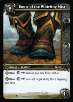 Boots of the Whirling Mist - ScourgeWar - World of Warcraft TCG - Image 1