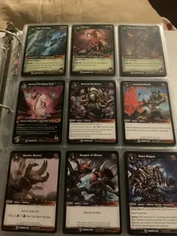 Wow TCG Binder Complete Timewalker Heroes And 2 Missing From War Of The Ancient - Image 3