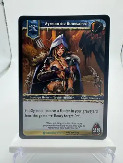 World of Warcraft TCG Icecrown Foil Hero Syreian the Bonecarver - Image 1