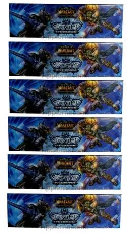 6 EMPTY STORAGE CARD BOX 14" World of Warcraft TCG CCG Icecrown Epic Collection - Image 1