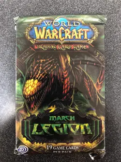 World Of Warcraft March Of The Legion 5 Booster Pack LOT For Card Game WOW - Image 1