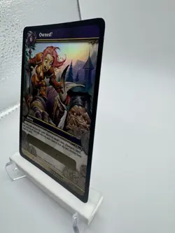 World of Warcraft TCG Owned! Unscratched Card (Flag of Ownership Toy) - Image 2