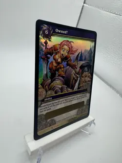 World of Warcraft TCG Owned! Unscratched Card (Flag of Ownership Toy) - Image 3