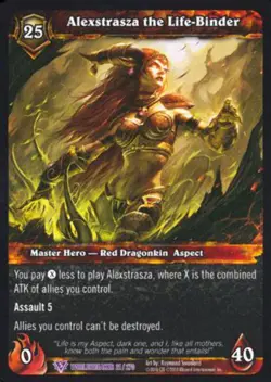 World of Warcraft TCG Alexstrasza the Life-Binder - Worldbreaker 21/270 - Image 1