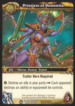 World of Warcraft TCG Priestess of Dementia - Black Temple Raid #38 - Image 1