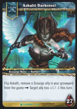 World of Warcraft TCG Askalti Darksteel - Icecrown 12/220 - Image 1