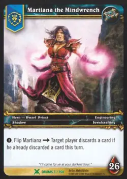 World of Warcraft TCG Martiana the Mindwrench - Drums of War 3/268 - Image 1