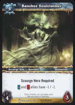 World of Warcraft TCG Banshee Soulclaimer - Icecrown 148/220 - Image 1