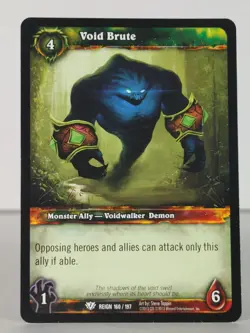 Void Brute - Reign of FIre - singles - 160/197 - common - WoW TCG - Image 1