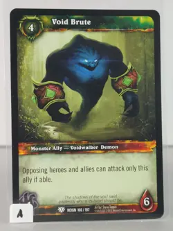 Void Brute - Reign of FIre - singles - 160/197 - common - WoW TCG - Image 2