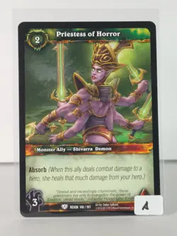 Priestess of Horror - Reign of FIre - 148/197 - World of Warcraft TCG - Common - Image 2