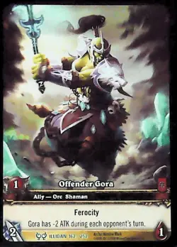 World of Warcraft TCG Offender Gora (Extended Art) - The Hunt for Illidan 162/25 - Image 1