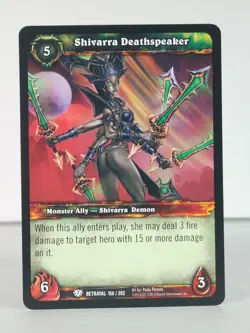 Shivarra Deathspeaker - Betrayal of the Guardian - singles - 156/202 - Common - Image 3