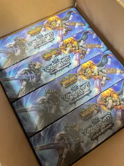 World of Warcraft TCG Icecrown Epic Collection Case 12 Boxes - Opened Case - Image 1