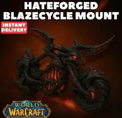 WORLD OF WARCRAFT Mount - Hateforged Blazecycle WoW | GLOBAL🌎 - Image 1