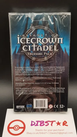 World of Warcraft Wow Assault on Icecrown Citadel Treasure Pack See Description - Image 1