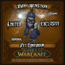 WORLD OF WARCRAFT Baby Winston Pet Companion 🐒 - WoW TCG Loot ✨ INSTANT ✨ - Image 1