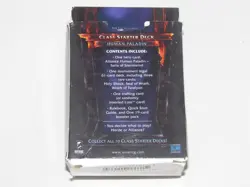 Human Paladin Class Starter Deck 2011 [Open Box] WoW World of Warcraft Alliance - Image 2