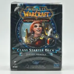 WOW WORLD OF WARCRAFT CCG Dwarf Hunter Class Starter Deck NEW SEALED Alliance - Image 1