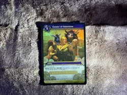 CENTER OF ATTENTION WOW WORLD OF WARCRAFT TCG UNUSED GLADIATORS LOOT CARD 2/3 - Image 3