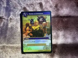 CENTER OF ATTENTION WOW WORLD OF WARCRAFT TCG UNUSED GLADIATORS LOOT CARD 2/3 - Image 5