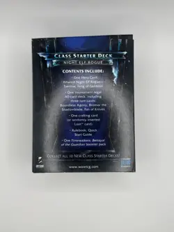 World of Warcraft TCG 2013 Class Starter Deck Night Elf Rogue - Image 3