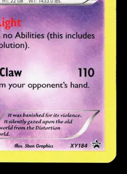 Giratina XY184 XY Black Star Promos HP Pokemon Card TCG - Image 5