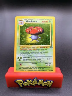 Pokemon TCG Vileplume Jungle Holo Card 15/64 Unlimited Rare NM Pack Fresh 1999 - Image 1