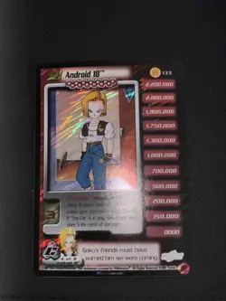 Dragon Ball Z TCG Android 18 Foil Card - Image 1