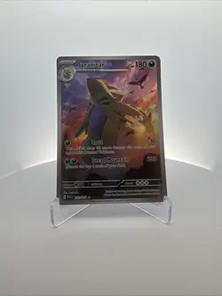 Pokemon TCG Tyranitar Scarlet & Violet Paldea Evolved Holo Card 222/193 IR - Image 1