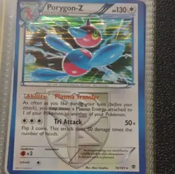 Pokemon Porygon-Z TCG Card Plasma Blast Team Plasma Holo Rare 130 HP 74/101 - Image 1