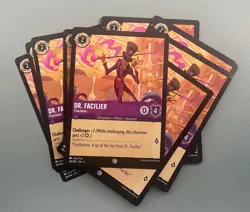 4x Disney Lorcana Dr. Facilier Charlatan 38/204 Common NM Card Regular - Image 1