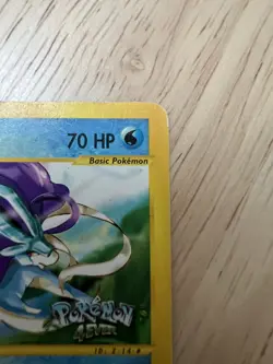 Pokemon 4Ever Stamp Suicune Black Star Promo Card 53 E-Reader HP-Damaged - Image 3