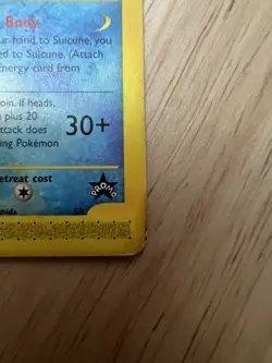 Pokemon 4Ever Stamp Suicune Black Star Promo Card 53 E-Reader HP-Damaged - Image 5