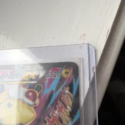 Pokemon Mega Ampharos EX Ultra Rare Full Art Holo XY Ancient Origins 88/98 Card - Image 2