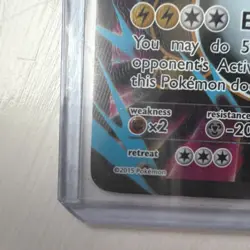 Pokemon Mega Ampharos EX Ultra Rare Full Art Holo XY Ancient Origins 88/98 Card - Image 4