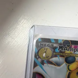 Pokemon Mega Ampharos EX Ultra Rare Full Art Holo XY Ancient Origins 88/98 Card - Image 5