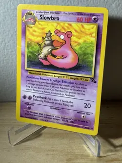 Pokemon Card - 1st Edition Slowbro - (43/62) Fossil Set Uncommon ***NM*** - Image 1