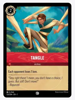 4x Disney Lorcana Tangle 133/204 Common NM Card Regular - Image 2