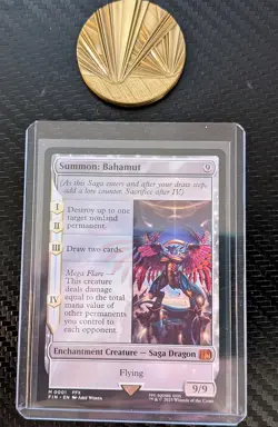 MTG Final Fantasy, Card #1 - Summon: Bahamut (Non-Foil) - Image 1