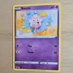 SWIRLIX 083/195 POKEMON CARD (SILVER TEMPEST SET) KNITTED CROCHET ASAKO - Image 4