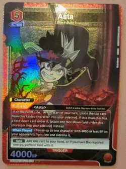 Asta Union SR Black Clover UE08BT/BCV-1-075 Union Arena Card - Image 2