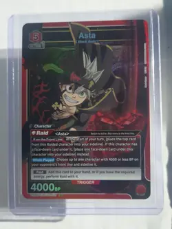 Asta Union SR Black Clover UE08BT/BCV-1-075 Union Arena Card - Image 5