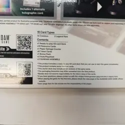 Gundam Card Game: Gundam Assemble - Wings of Advance Starter Set (ST02A) - Image 5