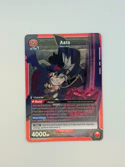 Asta Union Rare Black Clover UE08BT/BCV-1-075 Union Arena Card - Image 1