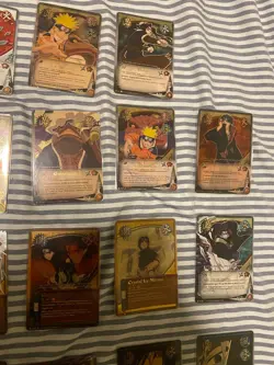 naruto cards, first edition, including minato and naruto, jiraiya, itachi. - Image 3