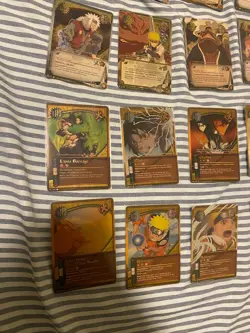 naruto cards, first edition, including minato and naruto, jiraiya, itachi. - Image 4