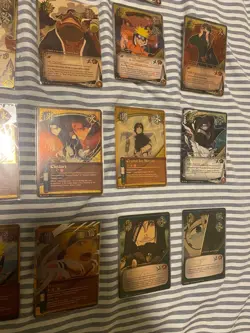naruto cards, first edition, including minato and naruto, jiraiya, itachi. - Image 5